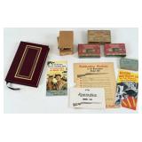 Firearm Ephemera, Gunsmithing Book, & Ammo