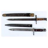 German Mauser Bayonet & Italian Carcano Bayonet