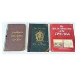(3) Large Coffee Table Civil War Books