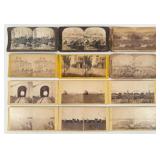 (11) 19th C. Stereograph View Cards, Civil War,