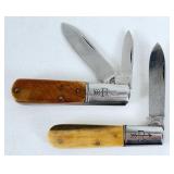 (2) Russell Arrow Barlow Knives