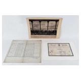 Napoleonic Engraving, Discharge Paper & Military