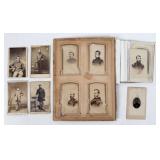 (11) Civil War Era CDVs & (1) Tintype