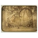 Civil War Era Christmas Scene Photograph