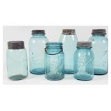 (6) Ball Mason Jars, 'Perfect,' Etc.
