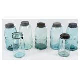 (7) Mason Jars, Patent 1858, Etc.