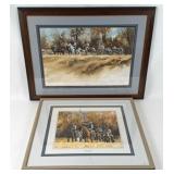 (2) L. Ragsdale Limited Edition Civil War Prints