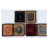 (3) Tintype Photographs, Men w/ Guns, Horse, Etc.