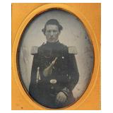 Mid 19th Century Tintype of a U.S. Soldier