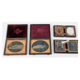 Group of Early Photographs Tintype & Daguerreotype