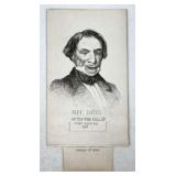 1863 Satirical Mechanical Jefferson Davis Card