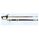 W. H. Horstmann US Model 1852 Naval Officers Sword