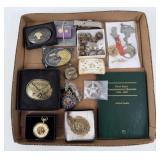 Belt Buckles, Buttons, Pocket Watches, Etc