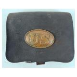 U.S. Civil War Leather Cartridge Box