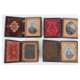 (4) Civil War Tintypes, Soldiers & Musician