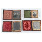(4) 19th C. Tintypes, Civil War, Soldiers, Etc.