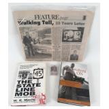 Walking Tall Buford Books, Key Chain & Newspaper