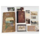Collection of Postcards & Scrap Books