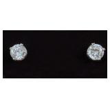 Pair of 3/4 Ct. Diamond 14Kt. Stud Earrings