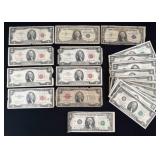 $69 Face Value $1 & $2 U.S. Notes