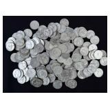 (160) Washington 90% Silver Quarters, 1934-64