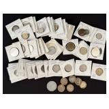 Group of French & Swiss Coins
