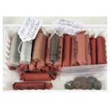 (25) Rolls of Lincoln Wheat Pennies