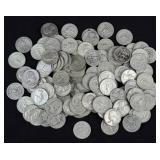 (118) Washington 90% Silver Quarters, 1930