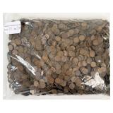 (5,000) Unsearched Lincoln Wheat Pennies