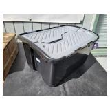 Plastic Flip Top Storage Tote