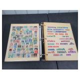 Binder of Assorted Stamps