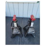 (2) Team Mechanix 2-Ton Jack Stands