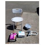 Shower Seat, Commode Liners, Diapers & More