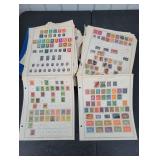 Binder of Assorted Stamps