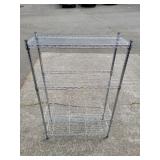 4-Tier Steel Wire Shelving Unit