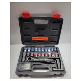 Pittsburgh 21-piece SAE and Metric Socket Set