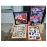 (4) Assorted Car/Racing Themed Art & Snap-On Mugs