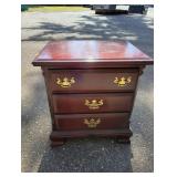 Sumter Solid Cherry 3-Drawer Nightstand