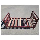 Wooden Classic Sleigh Toddler Bed Frame
