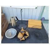 Coffee Pot, Spice Rack, Baskets & More