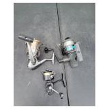 (3) Assorted Fishing Reels