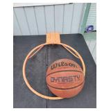 Basketball Hoop with Basketball