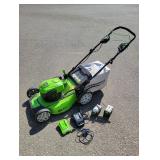Greenworks 40V 21' Lawn Mower, Working, See Desc.