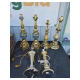 (6) Assorted Table Lamps