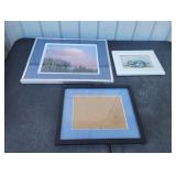 (3) Assorted Picture Frames