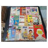 (17) Assorted Vintage MAD Magazines