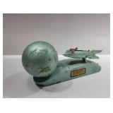 Vintage Strato Rocket Mechanical Coin Bank