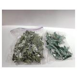 (2) Bags of Assorted Vintage Green Army Men