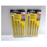 (2) NEW Titan 5-Count Masonry Drill Bit Set