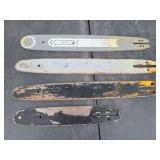 (4) Assorted Chainsaw Bars